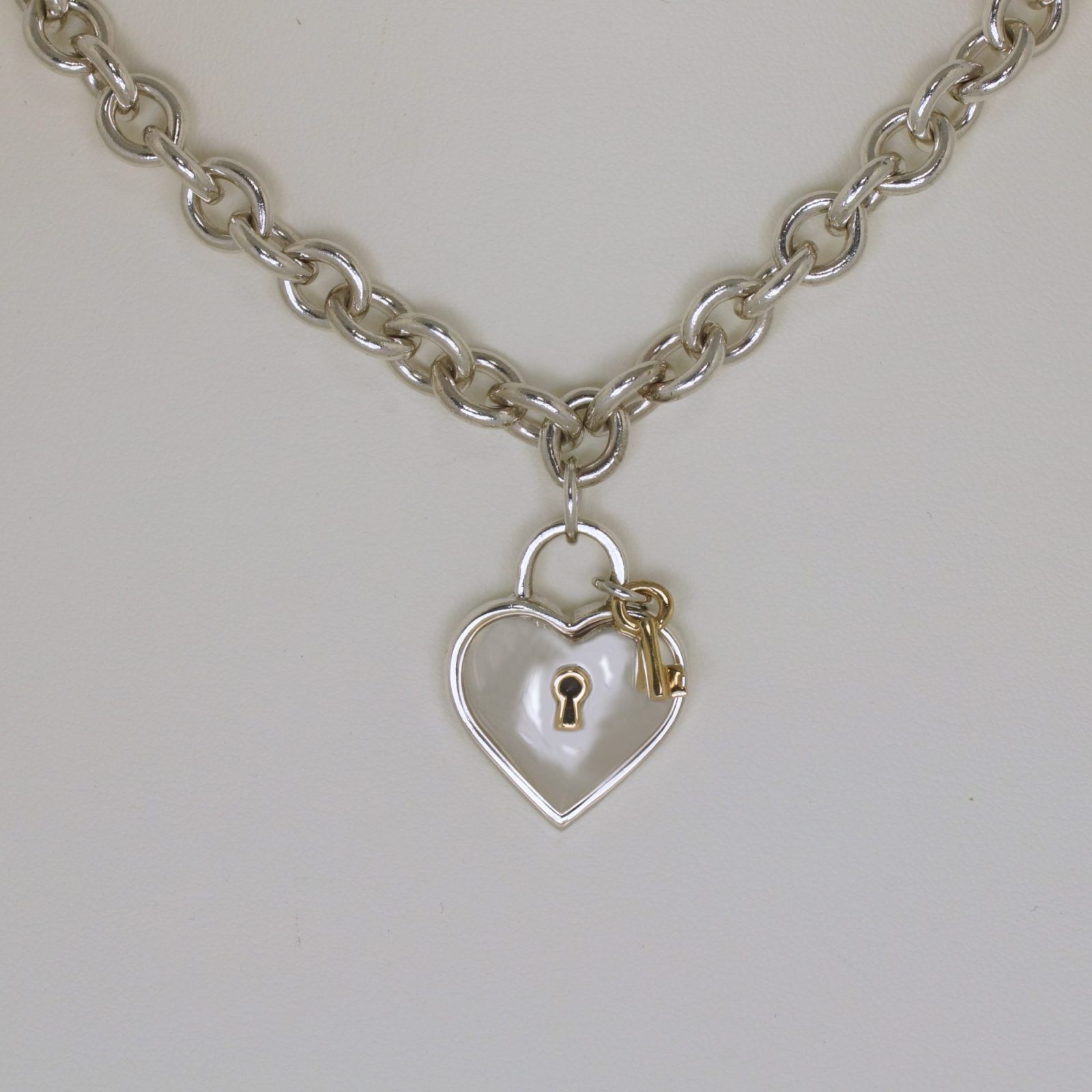 Tiffany Necklace Love Lock and Gold Key