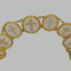 Victorian Turquoise 18ct Gold Crucifix Bracelet