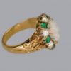 Asprey ring fabulous rich green emeralds