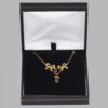 Belle Epoque Pearl & Amethyst 15k Necklace in box