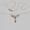 Belle Epoque Pearl & Amethyst 15k Necklace