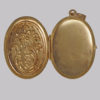vintage 9ct gold Scroll locket