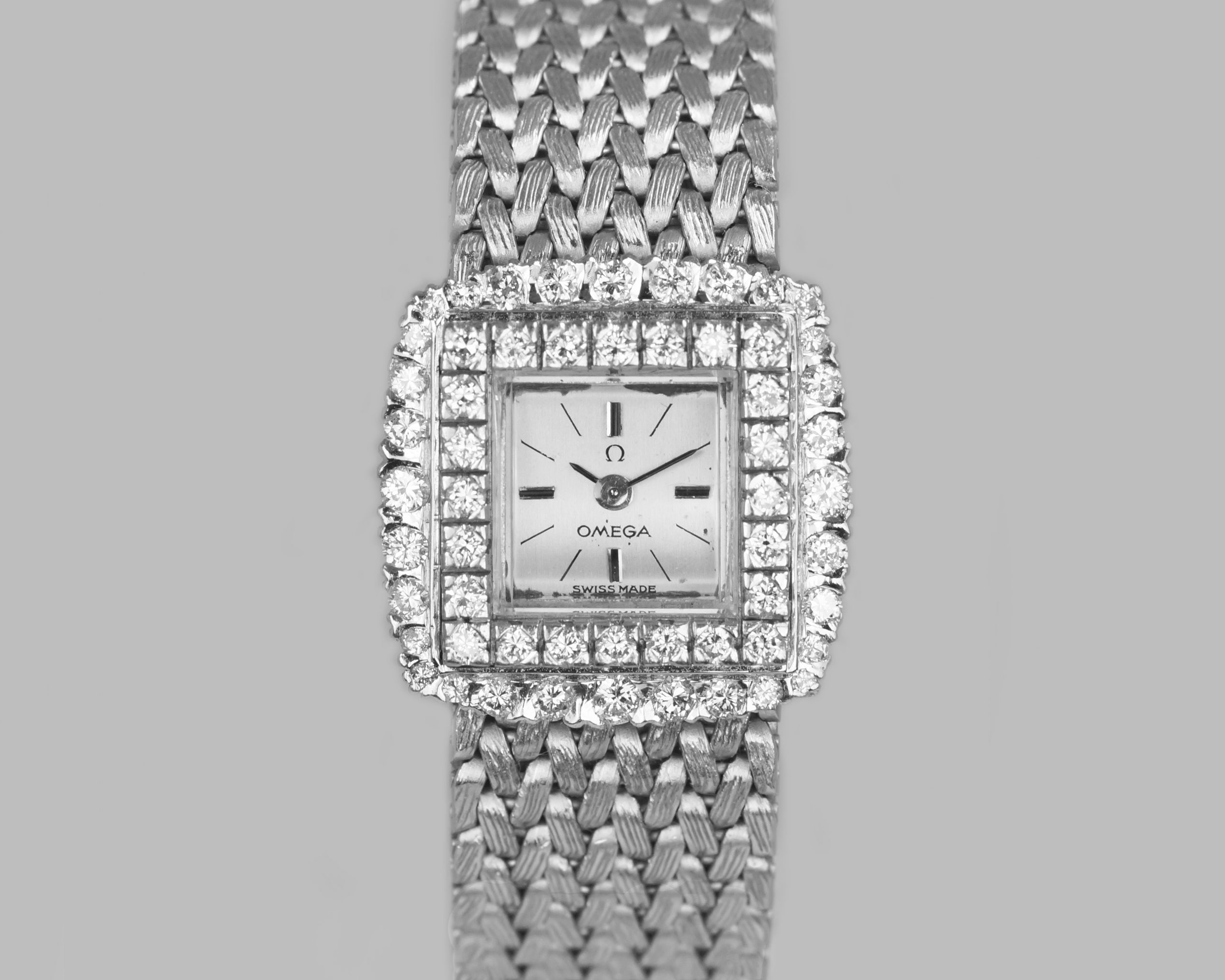 Vintage Omega Diamond Bracelet Watch