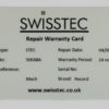Record wact guarantee card swisstec swiss time services ltd
