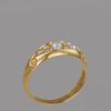 Ring fully hallmarked 18ct gold for Birmingham 1894
