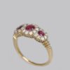 Spectacular 18 carat gold ruby & diamond ring