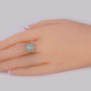 Fabulous opal ring on finger