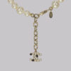 Necklace Black Beads, Diamante and a Chanel CC Logo