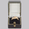 Gold ring in box