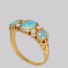 Victorian opal diamond ring