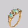 Victorian opal diamond ring