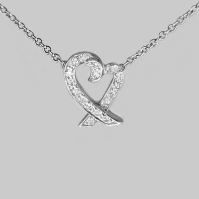 Tiffany Loving Heart Diamond Necklace