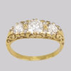 Victorian diamond engagement ring