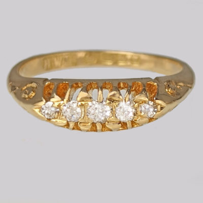 Antique Diamond Five Stone Ring