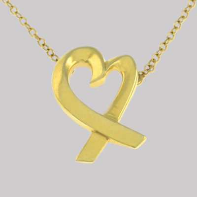 Tiffany 18ct Gold Loving Heart Necklace