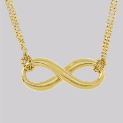 Tiffany 18ct Gold Infinity Necklace