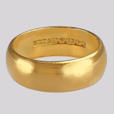 Vintage Wedding Ring 22ct Gold
