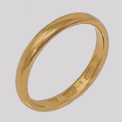 Antique 22ct Gold Wedding Ring