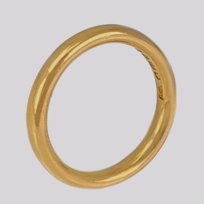 Authentic 22ct Gold Wedding Ring 1921