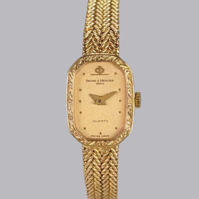 Baume & Mercier 18ct Gold Bracelet Watch