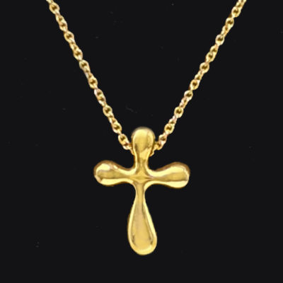 Elsa Peretti 18ct Gold Cross Necklace