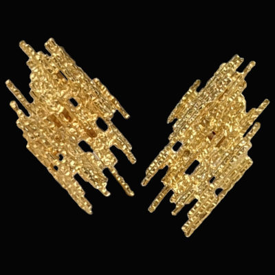 Grima 18ct Gold Abstract Earrings