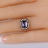 Vintage Amethyst and Pearl Ring