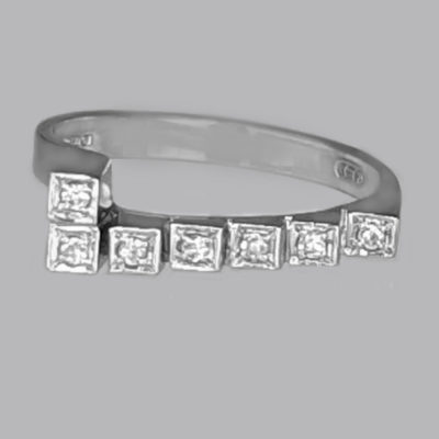 Gillian Packard Geometric Diamond Ring