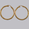 UnoAerre 9ct Gold Hoop Earrings