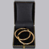 UnoAerre 9ct Gold Hoop Earrings in Box