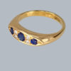 Antique Sapphire and Diamond 18ct Gold Ring