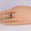 Vintage Pearl and garnet Ring