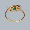 Emerald and Diamond Antique Ring