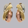 Trio 9ct Gold Hoop Earrings