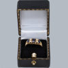 Victorian Sapphire & Diamond Ring in Box