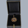 15ct Gold Amethyst Pearl Pendant in Box