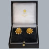 Andrew Grima Floral Diamond Earrings in Box