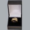 Antique Snake Ring 18ct Gold with Diamond Eyes in box