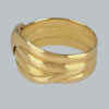 Antique Snake Ring 18ct Gold with Diamond Eyes