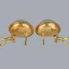 18ct Gold Mabe Pearl Stud Earrings