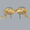 Vintage Mabe Pearl Earrings 18ct Gold
