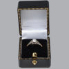 Antique Diamond Solitaire Engagement Ring in Box