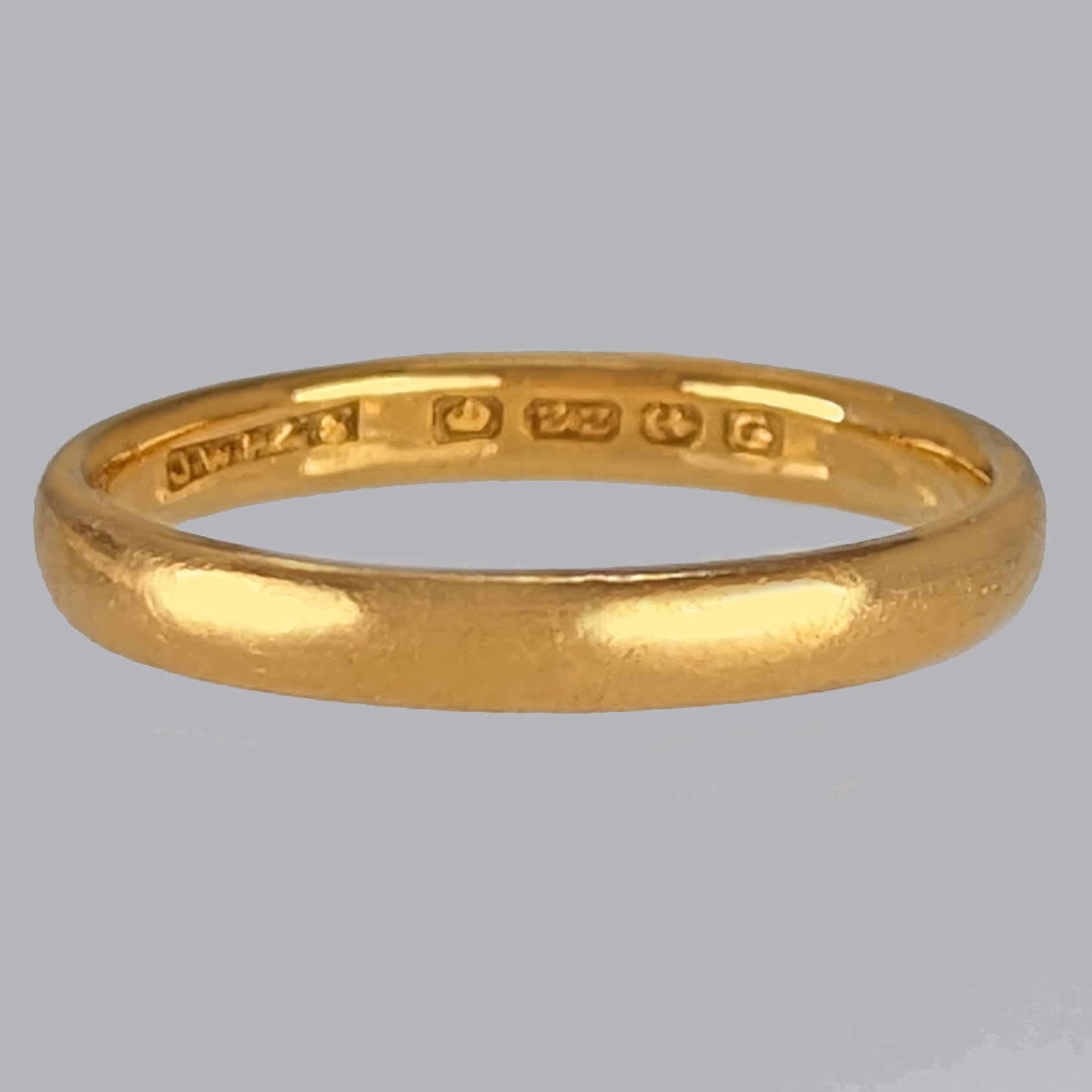 Victorian 22ct Wedding Ring 1885