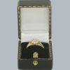 Antique Diamond and Ruby Trilogy Ring in Box