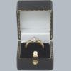 Victorian Diamond Cluster Ring in Box