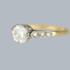 Vintage Solitaire Diamond Engagement Ring