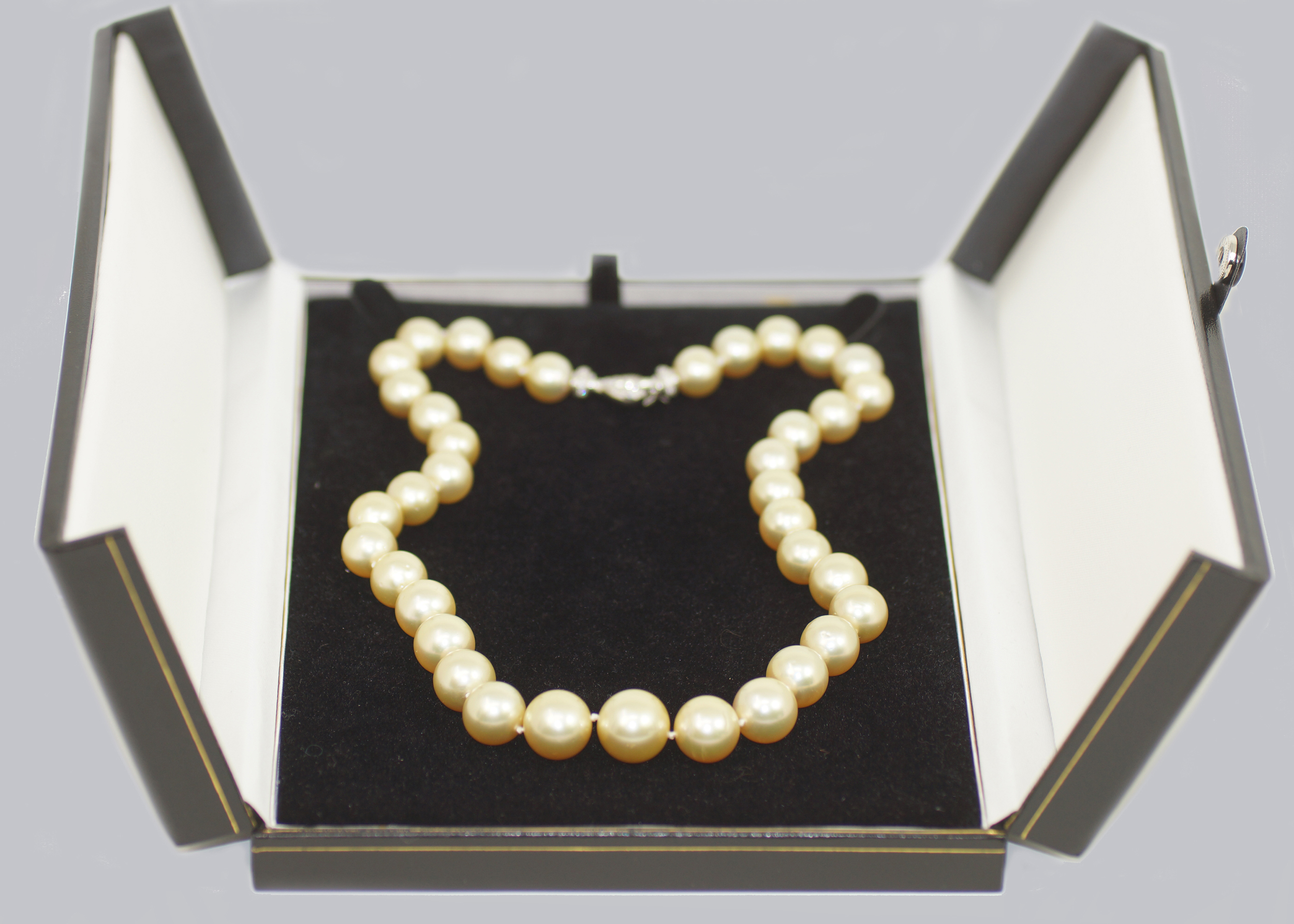 South Sea Pearl Necklace in box