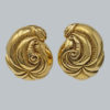 Elizabeth Gage Fossil Swirl Earrings