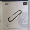 Vintage Tahitian Pearl Necklace with certificate