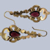 Victorian Garnet Drop Earrings